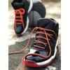 COOL LACE Round Athletic Shoelaces Shoe Laces for Sneakers, Orange