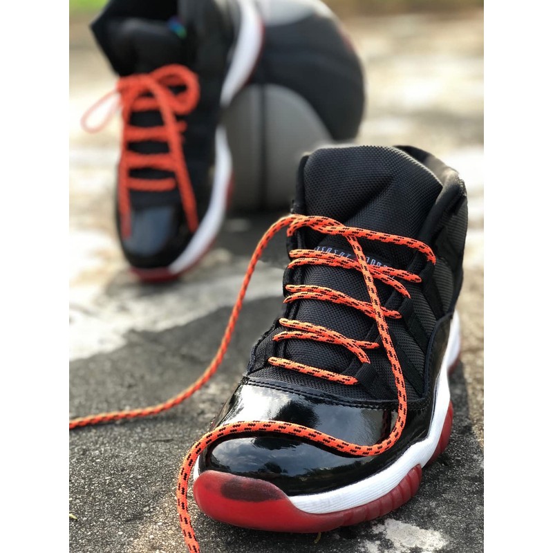 COOL LACE Round Athletic Shoelaces Shoe Laces for Sneakers, Orange