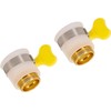 Conector Manguera 22mm, Adaptador Metal Antióxido