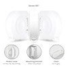Flatro Retractable Washing Line Outdoor - 12m Single Wall Mounted