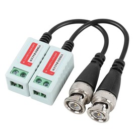 HD Video Balun CCTV BNC Video Balun Transceiver Cable for CCTV Security / Security Camera Systems