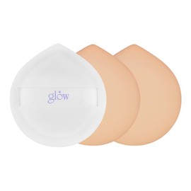 glow cloud sponge : plush makeup beauty sponge with travel case, made bigger & softer for even, flawless application, 3pcs, 0.13 lbs