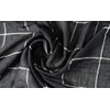 Peach Couture Eyelash Fringe Checkered Plaid Beach Wrap Scarves Black