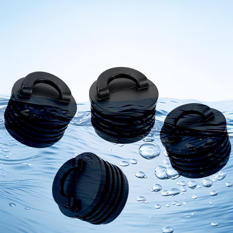 10pcs Kayak Scupper Plug Kit, Universal Boats Rubber Scupper Plugs