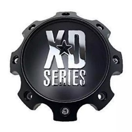 XD Series 8 Lug Satin Black Wheel Center Cap 8x6.5 8x170 8x180 1079L170SB-H42