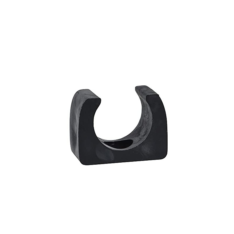 10 X 20mm Black Pvc U Clip Conduit Push In