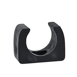 10 X 20mm Black Pvc U Clip Conduit Push In Saddle