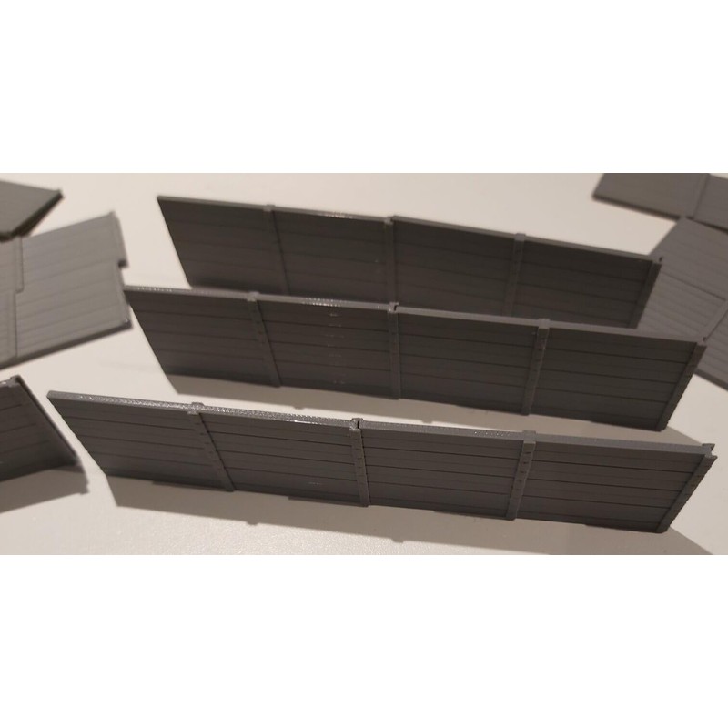OO Gauge 20 x Model Railway Walls Tracking Fencing Security