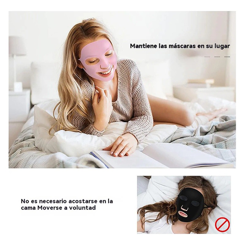 4 pzas máscaras facial reutilizables 3d antievap