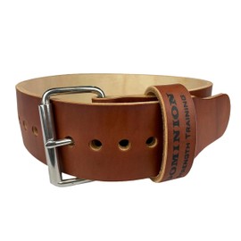 Dominion Strength Training Hand-Dyed Mahogany 3 Inch Single Ply Belts – Premium Support for Powerlifting and Weightlifting