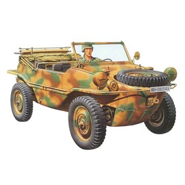 Tamiya 1/35 Military Miniature Series No. 224 German Army Pkw.K2s Schwimmwagen Type 166 Plastic Model 35224