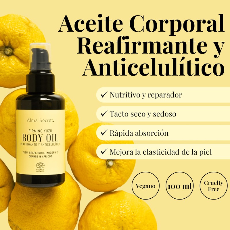 Firming YUZU Body Oil Aceite Corporal Reafirmante y Anticelulítico Ecocert