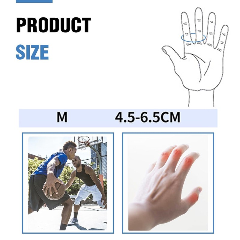 EODKSE 2 x Adjustable Trigger Finger Splints - Breathable Finger