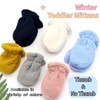 Peecabe Winter Warm Baby Mittens Infant Toddler Fleece Gloves for