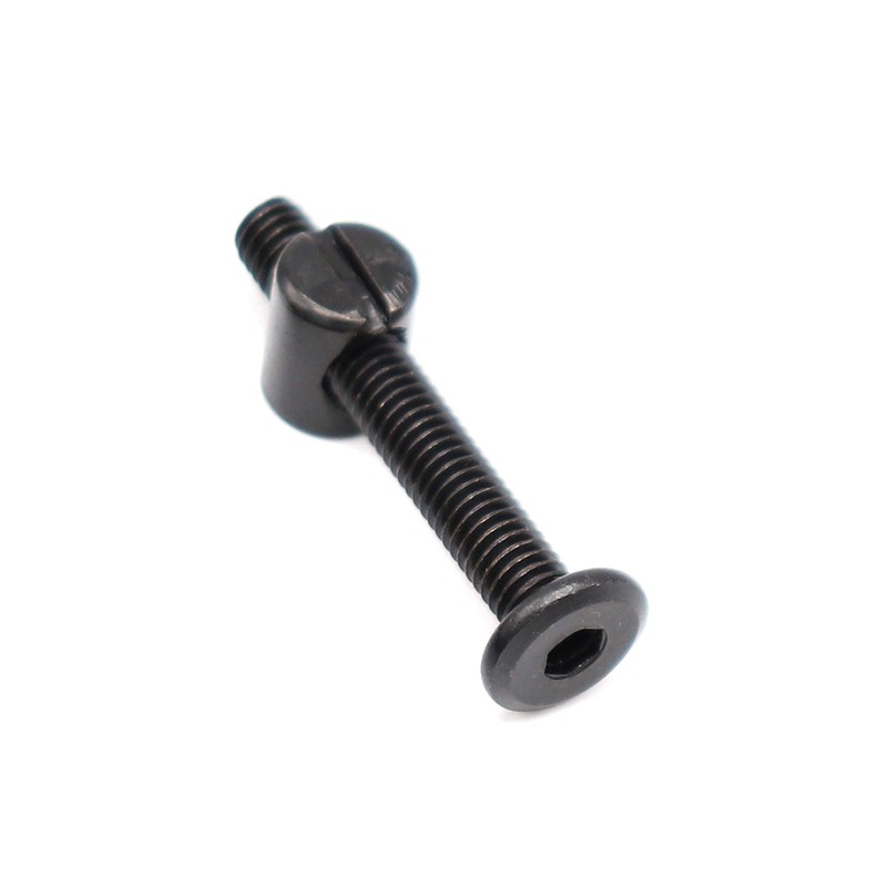 cSeao 10-Pack M6 25mm Black Hex Drive Socket Cap Screws