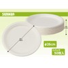 Sunup Sugarcane Pulp Mold, 50 Sheets Paper Plates, Safe Quality,