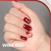 GAOY Sheer Red Gel Nail Polish,16ml Soak Off Jelly Gel