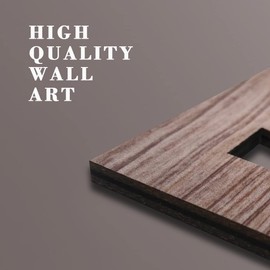 BINCUE 3 Panel Rustic Wood Wall Art Tree of Life Boho Decor with 3D Hollow Craft Art for Kitchen & Bathroom & Living Room