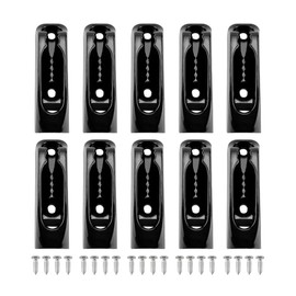 ZONADAH 10 Pieces Rope Clamps Nylon Clamps Self Locking Rope Cord Tensioners Runners Rope Clips Cleats Cord Lock for Outdoor Safety Canoeing Kayaking Surfing Boat Accessories