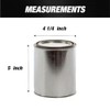 LAUCO Empty Paint Cans with Lids – 32oz, 6 Pack