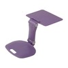 ECR4Kids The Surf Folding Portable Lap Desk, Flexible Seating, Eggplant