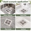 50 PCS Disposable Shower Drain Hair Catcher Mesh Shower Drain