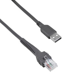 SKKSource 6.6ft USB Cable Cord Plug Wire Compatible with Symbol DS3408 USB Heavy Duty Barcode Scanner