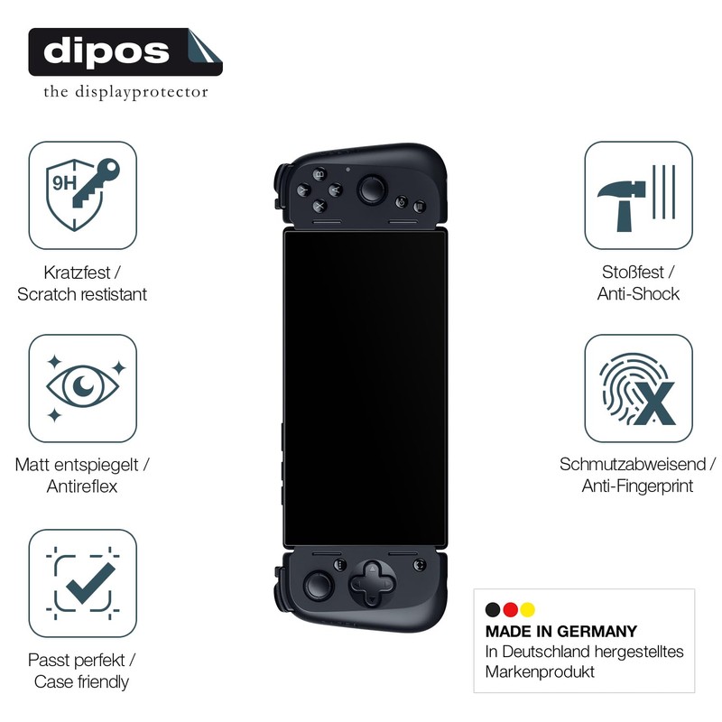 dipos I 2x Screen Protector 9H Matte Compatible with Razer