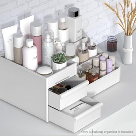 Organizador De Almacenamiento De Cosméticos Y Maquillaje, Organizador De Plástico para Guardar Joyas, Accesorios para El Cabello, Papelería