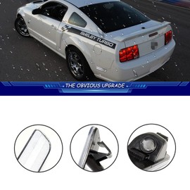 JDMTECH For 2005 2006 2007 2008 2009 Ford Mustang Clear lens Rear side marker light housings