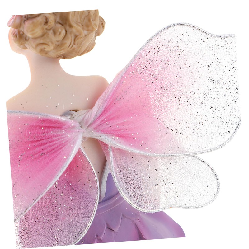 CHILDWEET Unique Fairy Statue Resin Fairy Garden Accessory Home Office