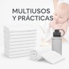 Toallas Faciales Blanco 100 Algodón Suaves Absorbentes Hotel Piezas