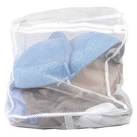 Sunbeam Mesh Intimates Delicate Wash Laundry Bag, White (Medium)