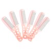 Baluue 6pcs Steel Tooth Combs for Hairdressing Lightweight Combs for
