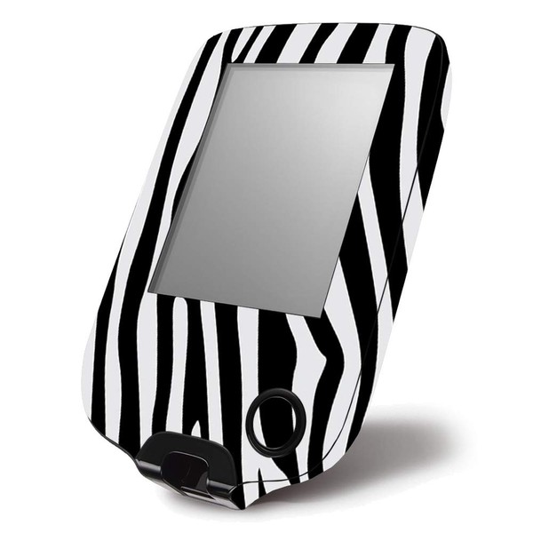 MightySkins Skin Compatible with Abbott Freestyle Libre 1 & 2 - Black Zebra | Protective, Durable, and Unique Vinyl Decal wrap Cover | Easy to Apply, Remove, and Change Styles | Made in The USA