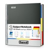 Dunwell 3-Subject Notebook College Ruled 8.5 x 11 (Black) -