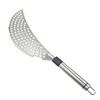 Crescent Pot Strainer Stainless Steel Handheld, Versatile Kitchen Tool for