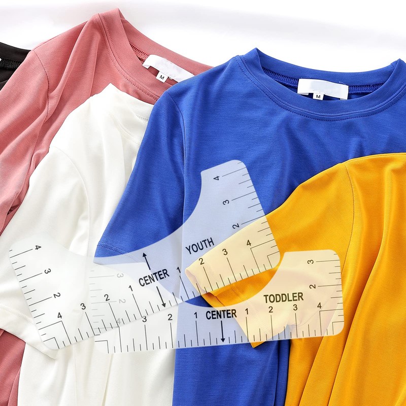 5 Pcs T-Shirt Alignment Tools with 2 * Measure Tape