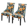 FORCHEER Wingback Dining Chair Covers Set of 2, Velvet Stretch
