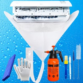 SOUTH SILK Ac Cleaning Kit, Air Conditioner Cleaning Kit, Ac Cleaning Bag, HVAC Cleaning Kit, Ac Cleaning Cover Bag, Large Size, Integrated Design for Easy Cleaning