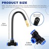 15 Pcs Brass Misting Nozzles Tee with 8inch Built in