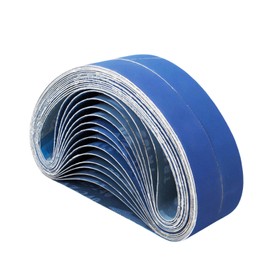 FEIHU 20 Stück Zirkonkorund Schleifbänder 30x533 mm.Schleifband für Bandschleifer,Powerfeile,Schleifpapier（Körnung 60 ）