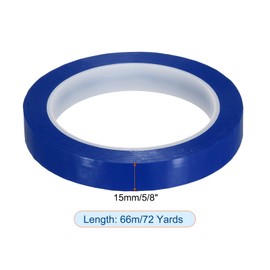 PATIKIL Whiteboard Tape 15mm 5/8", Thin Dry Erase Tape for Graphic Chart Marking DIY Art, Blue