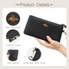 imeetu Women's Wristlet Clutch Purse Leather Cell Phone Wallet Handbag
