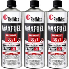 Redmaxx 581158801 Pre-Mixed 50:1 Fuel Oil 3 Quart Pack 2-Cycle Engines 94 Octanee