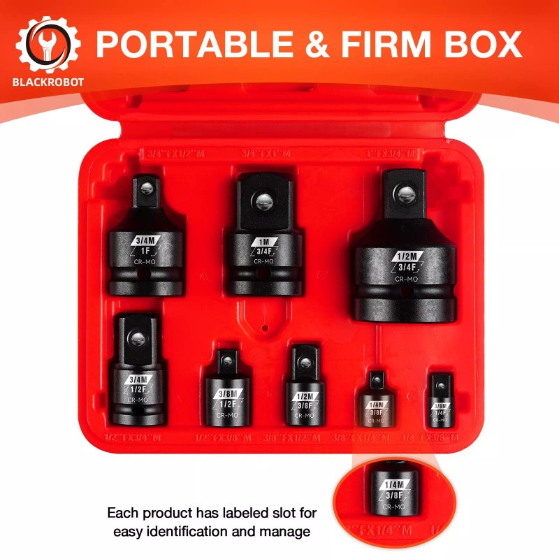 boen 43 Piece Set, Including Drive Deep Impact Socket &