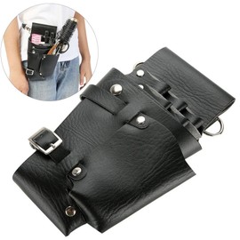 Salon Stylist Hairdressing Tools Waist Belt Bag, Professional Hairdressing Tool Bag Barber Scissor Comb Holster Belt