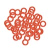 uxcell Silicone O-Ring, 4.5mm OD, 2.5mm ID, 1mm Width, VMQ