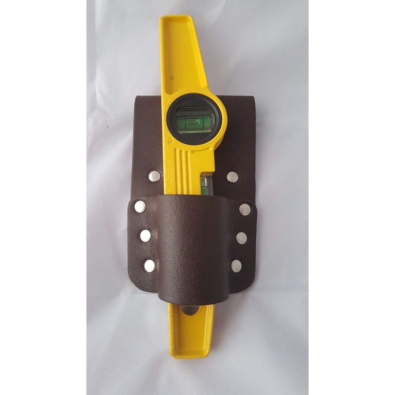 Brown Pure Leather Level Holder for Scaffolding Belt BBI for