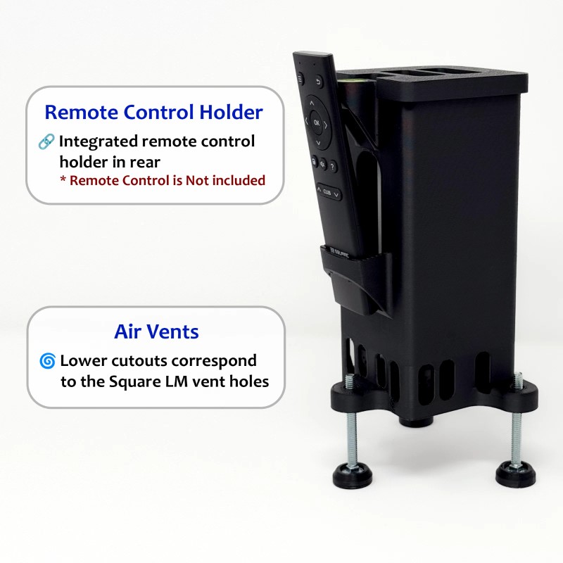 Adjustable Leveling Protective Case for Square Golf Launch Monitor